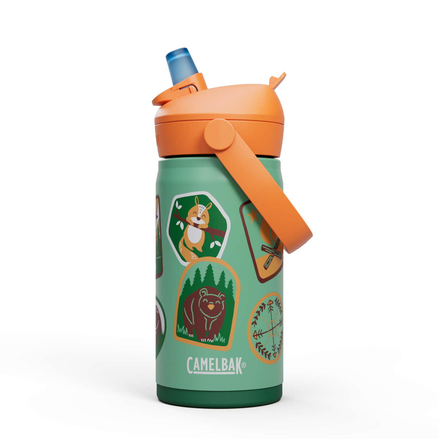 thrivetm-flip-straw-kids-12oz-bottle-insulated-stainless-steel-m3 nswfkxg1wq